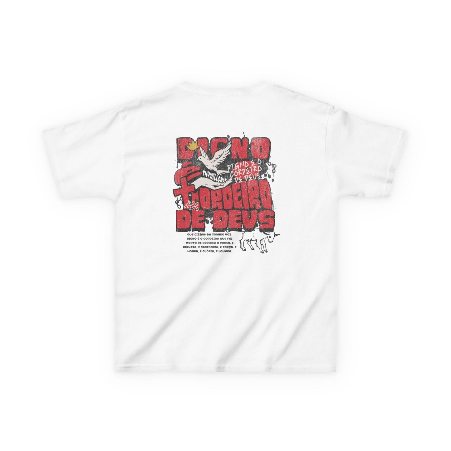 Apocalipse 5:12 Camiseta Jovenes – Digno é o Cordeiro
