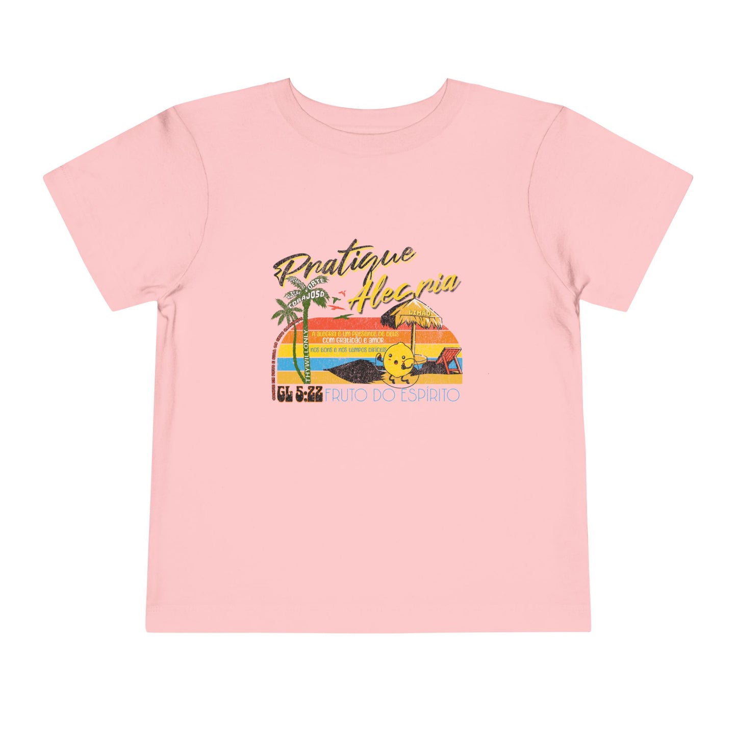 Gálatas 5:22 Camiseta Infantil: Alegria – Fruto do Espírito