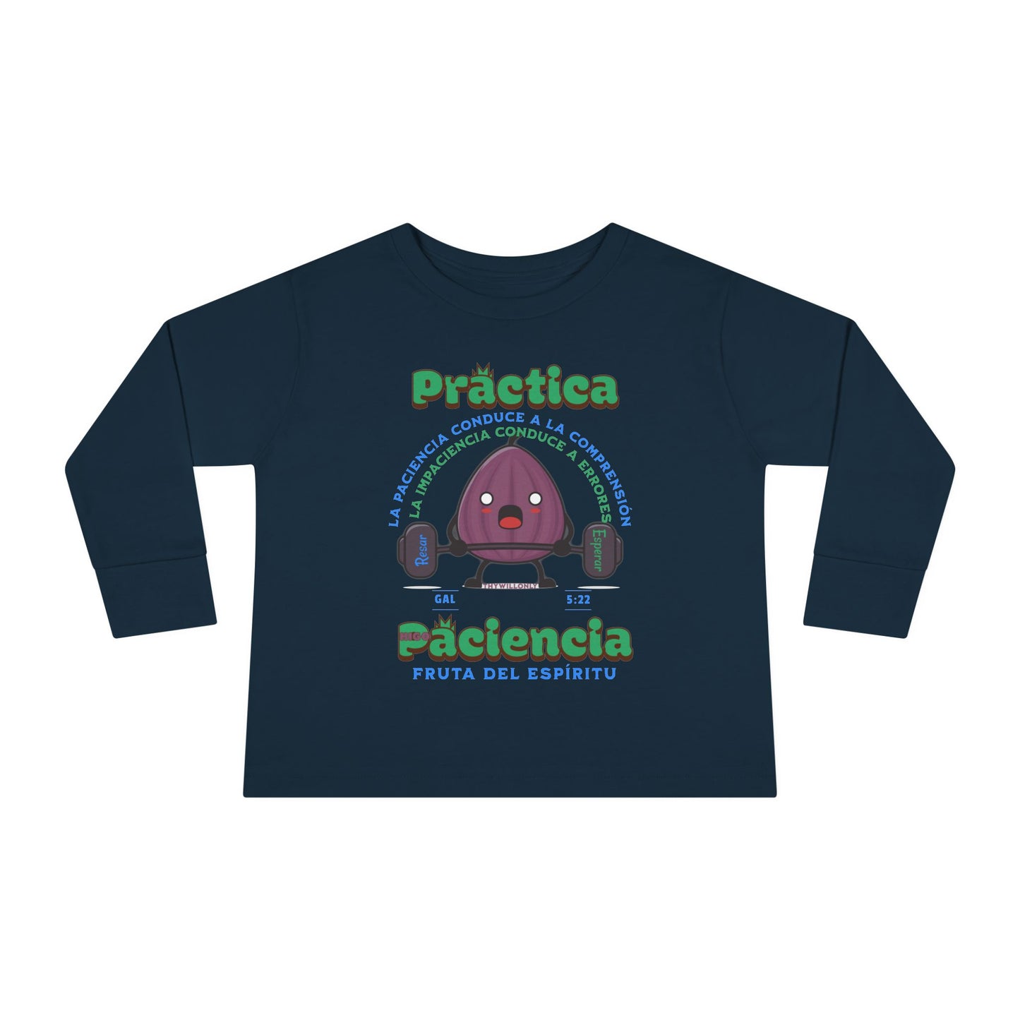 Gálatas 5:22 - Camiseta para Niños: Paciencia – Fruto del Espíritu