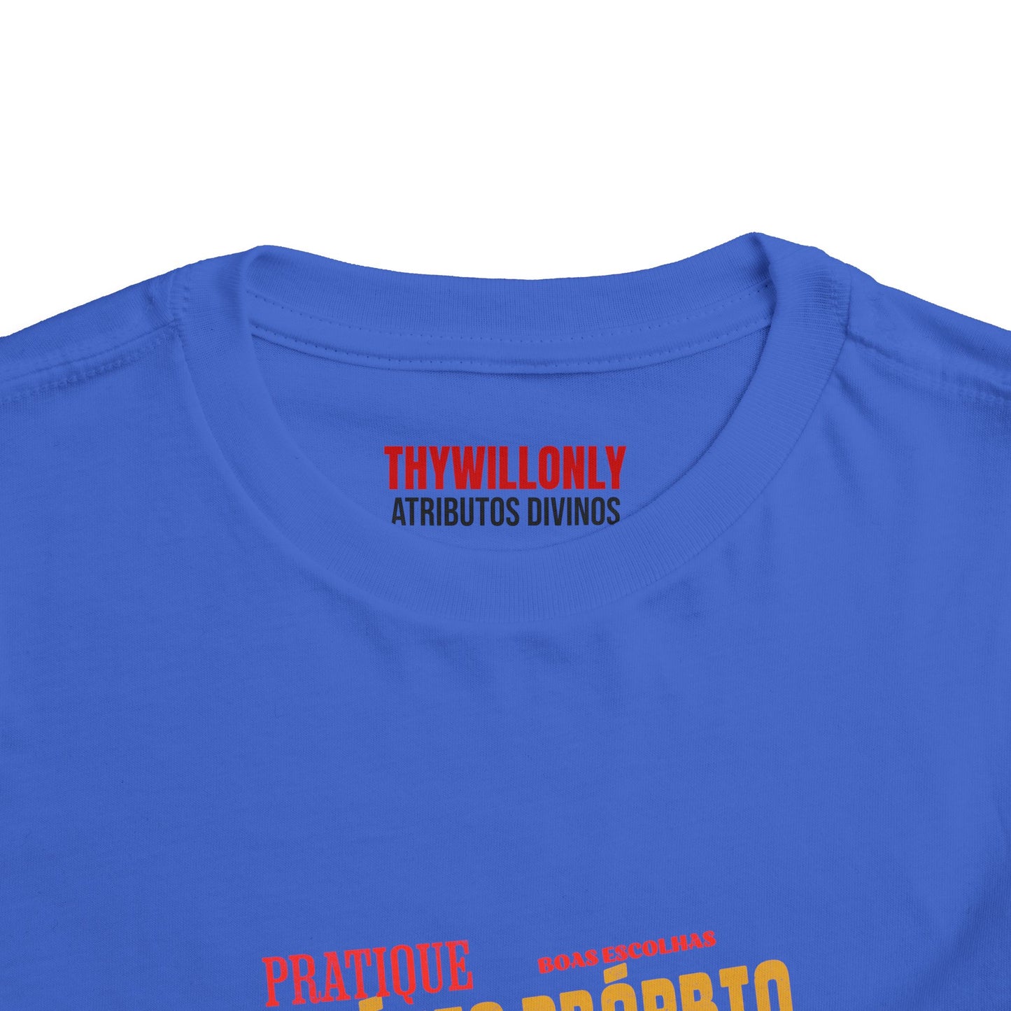 Gálatas 5:23 Camiseta Infantil: Domínio Próprio – Fruto do Espírito