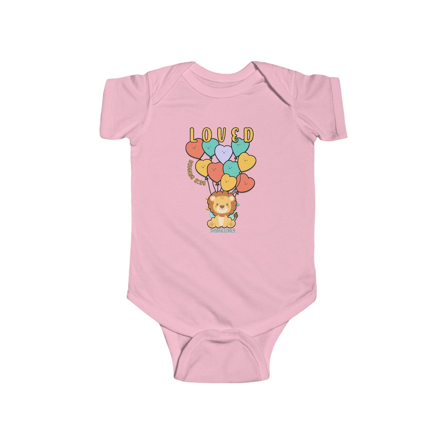 Romans 8:38 - Loved Baby Onesie