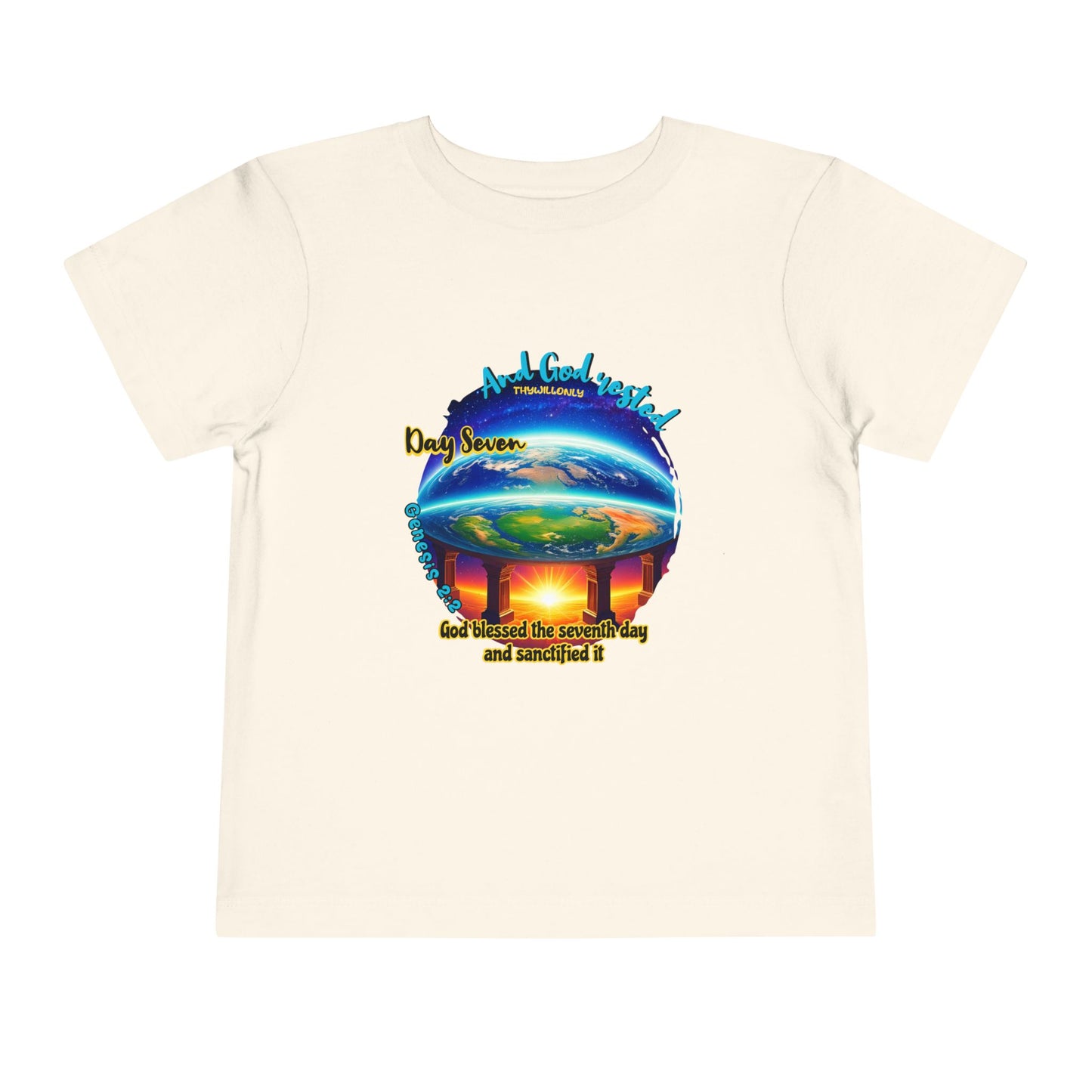 Creation Day 7 Toddler Tee – God Rested