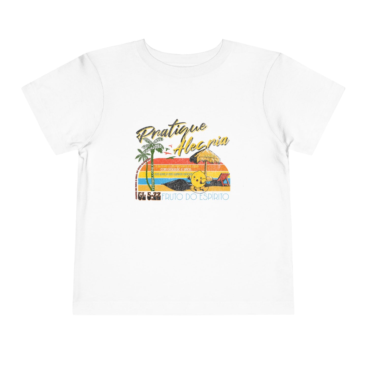 Gálatas 5:22 Camiseta Infantil: Alegria – Fruto do Espírito
