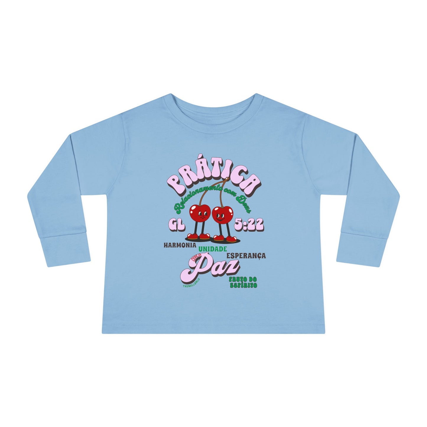 Gálatas 5:22 Camiseta Infantil: Paz – Fruto do Espírito