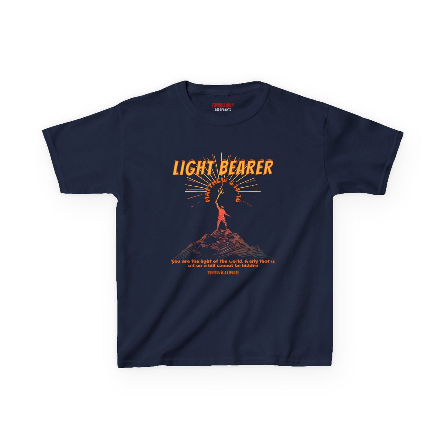 Light Bearer Kids T-Shirt β Matthew 5:14β16