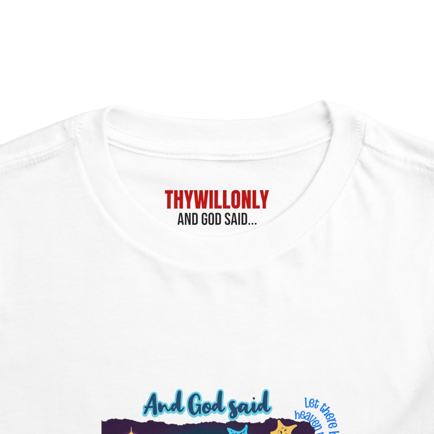 Creation Day 4 Toddler Tee: Lights in the Heavens