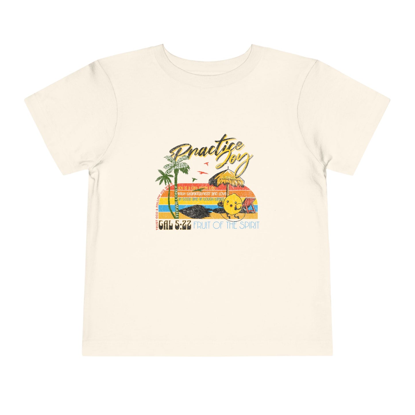 Galatians 5:22 Toddler Tee: Joy โ Fruit of the Spirit