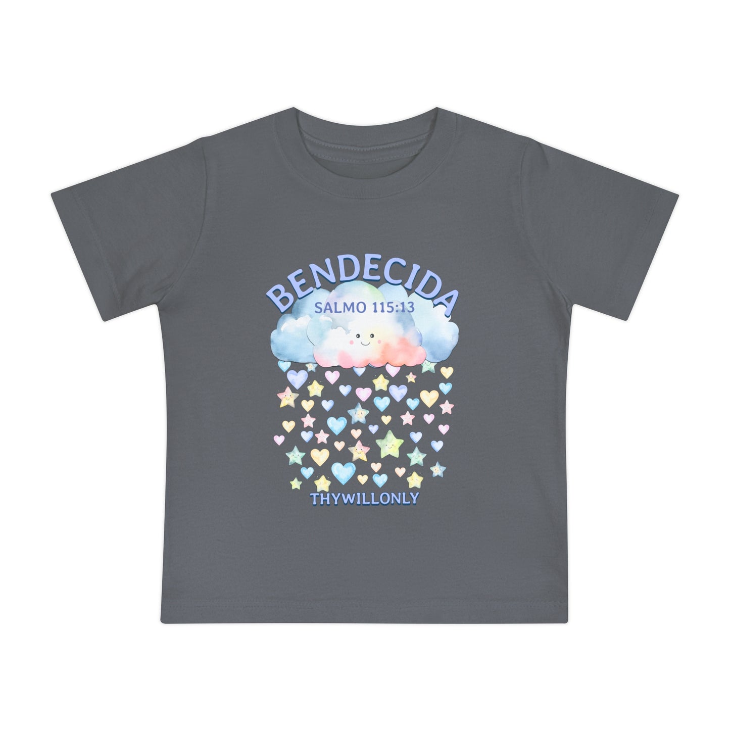 Salmo 115:13 - Camiseta para Bebé Bendecida