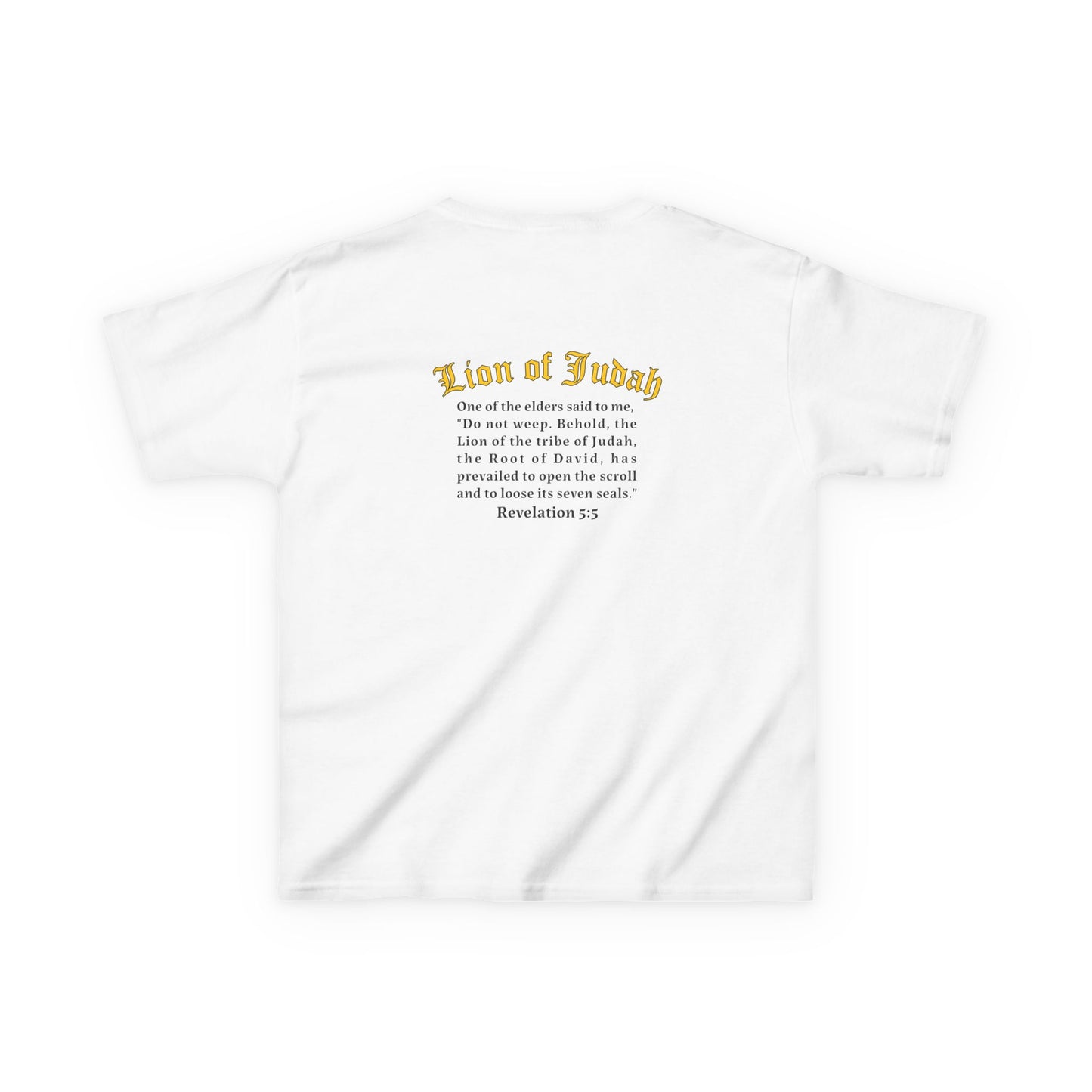 Revelation 5:5 Kids T-Shirt – The Lion of Judah