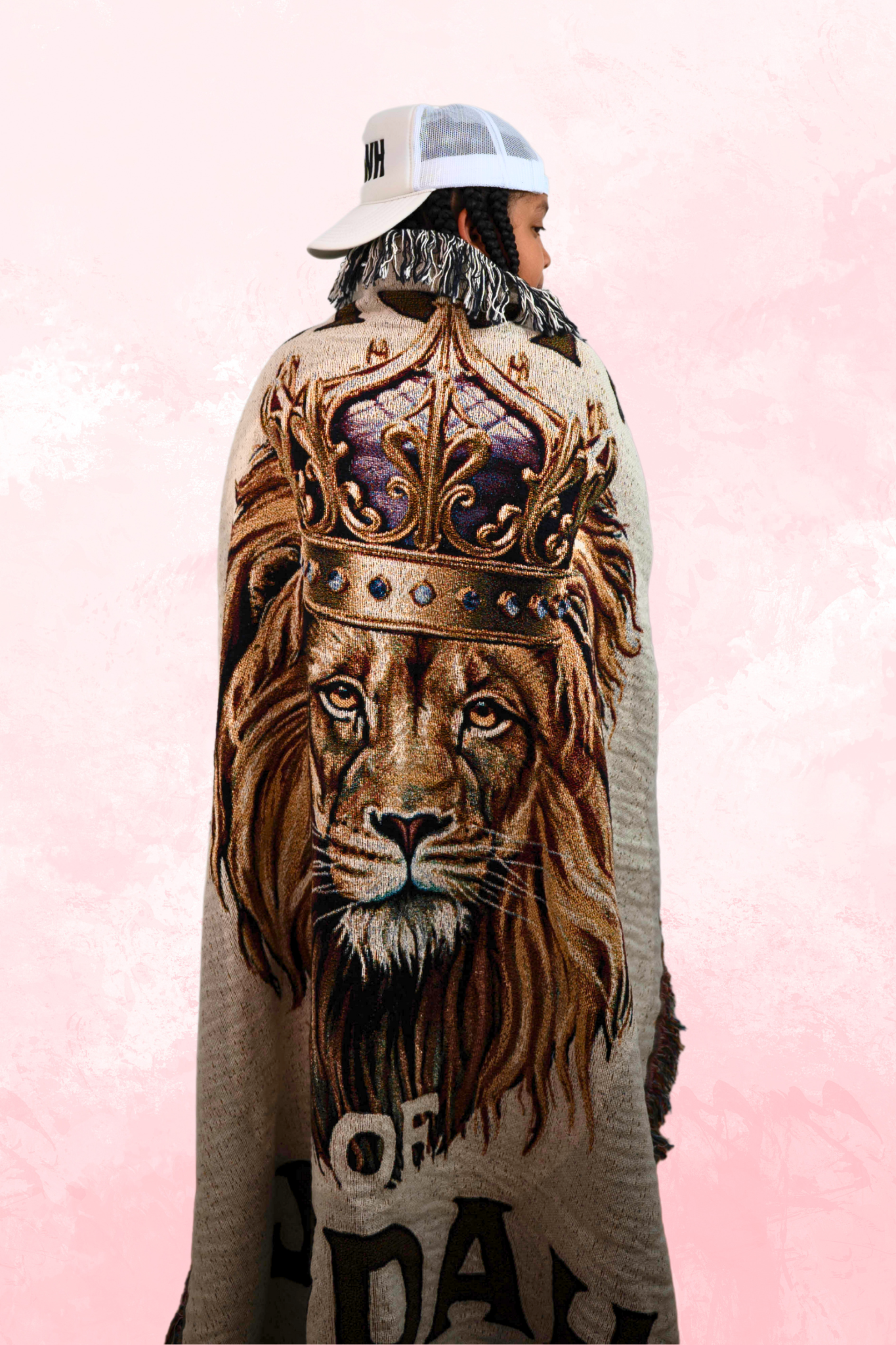 Lion of Judah Woven Blanket – Revelation 5:5
