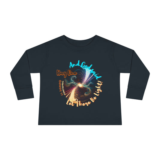 Creation Day 1 Toddler LS Tee: Let There Be Light