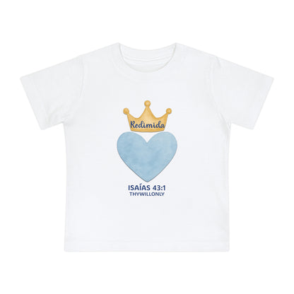Isaías 43:1 - Camiseta de Bebê Redimida