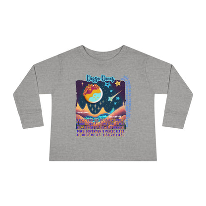 Camiseta Infantil de Manga Longa – Dia 4 da Criação: Luzes nos Céus