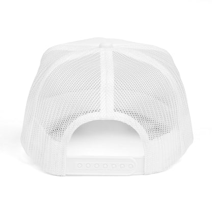 YHWH Foam Trucker Hat – Black Letter Edition