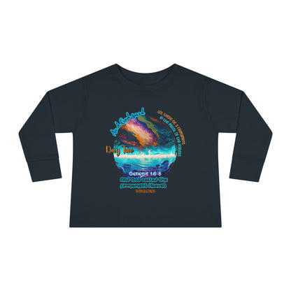 Creation Day 2 Toddler LS Tee: Sky Above, Waters Below