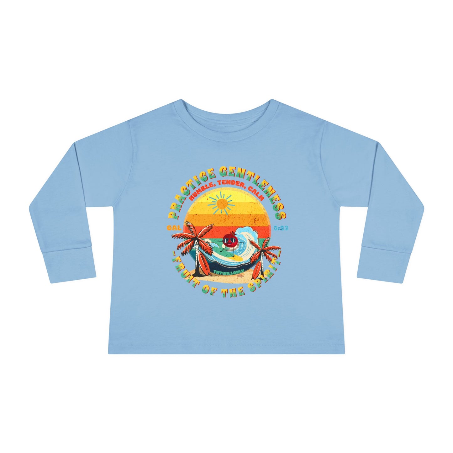 Galatians 5:23 Toddler LS Tee: Gentleness – Fruit of the Spirit