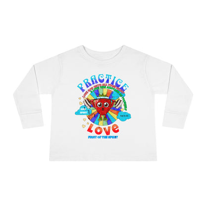Galatians 5:22 Toddler LS Tee: Love – Fruit of the Spirit