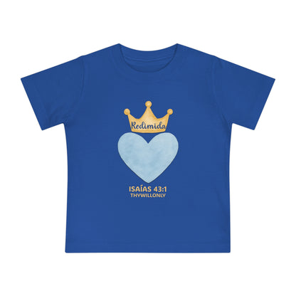 Isaías 43:1 - Camiseta de Bebê Redimida
