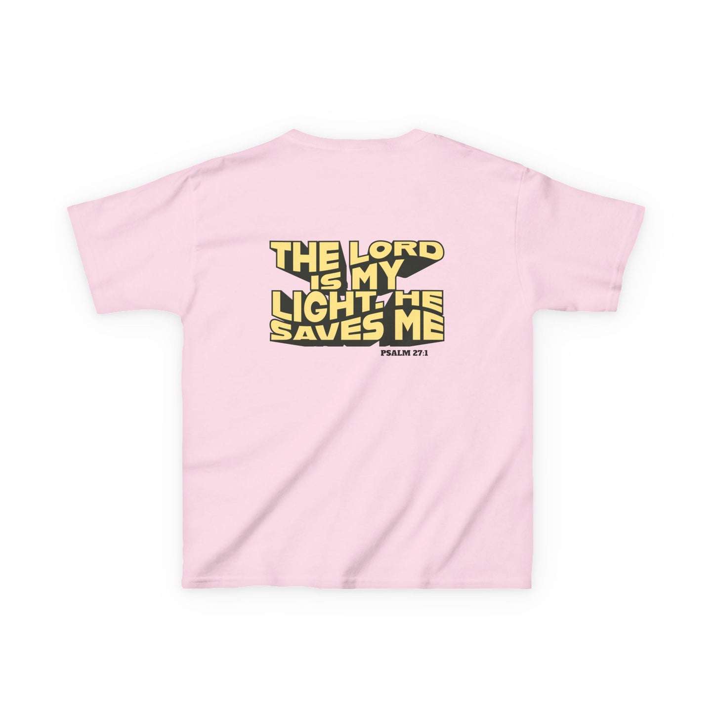 Psalm 27:1 Kids T-Shirt – The Lord Is My Light