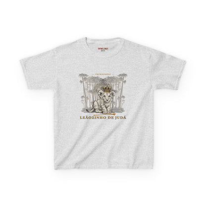 Gênesis 49:9–10 - Camiseta Juvenil: Leãozinho de Judá