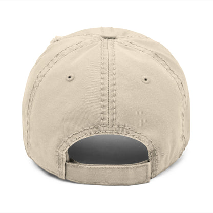 YHWH Distressed Cap - White Letter Edition
