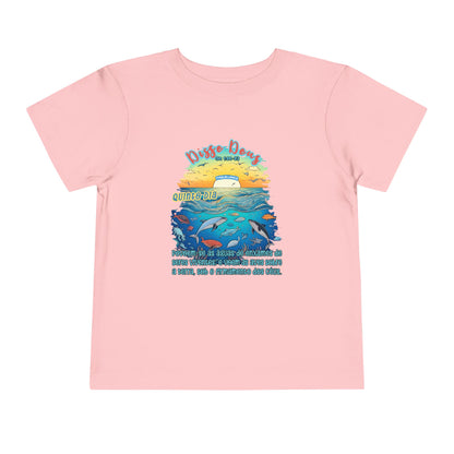 Camiseta Infantil – Dia 5 da Criação: Voar e Brincar na Água