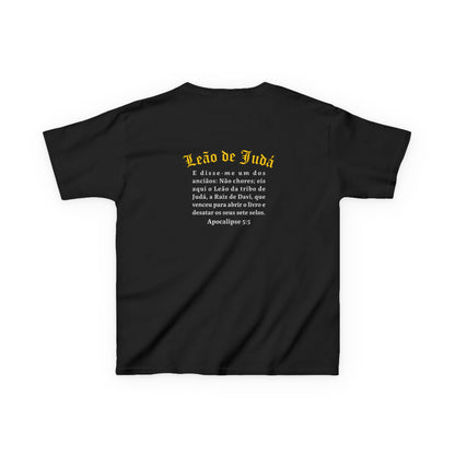 Apocalipse 5:5 - Camiseta Jovens : O Orgulho do Leão de Judá