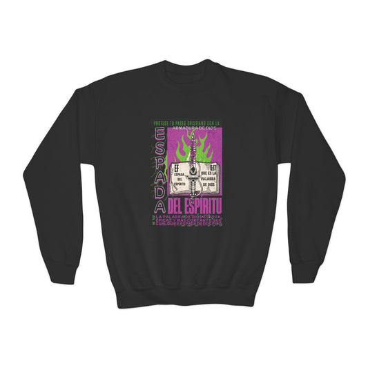 Efesios 6:17 – Sudadera Juvenil: Espada del Espíritu – Armadura de Dios