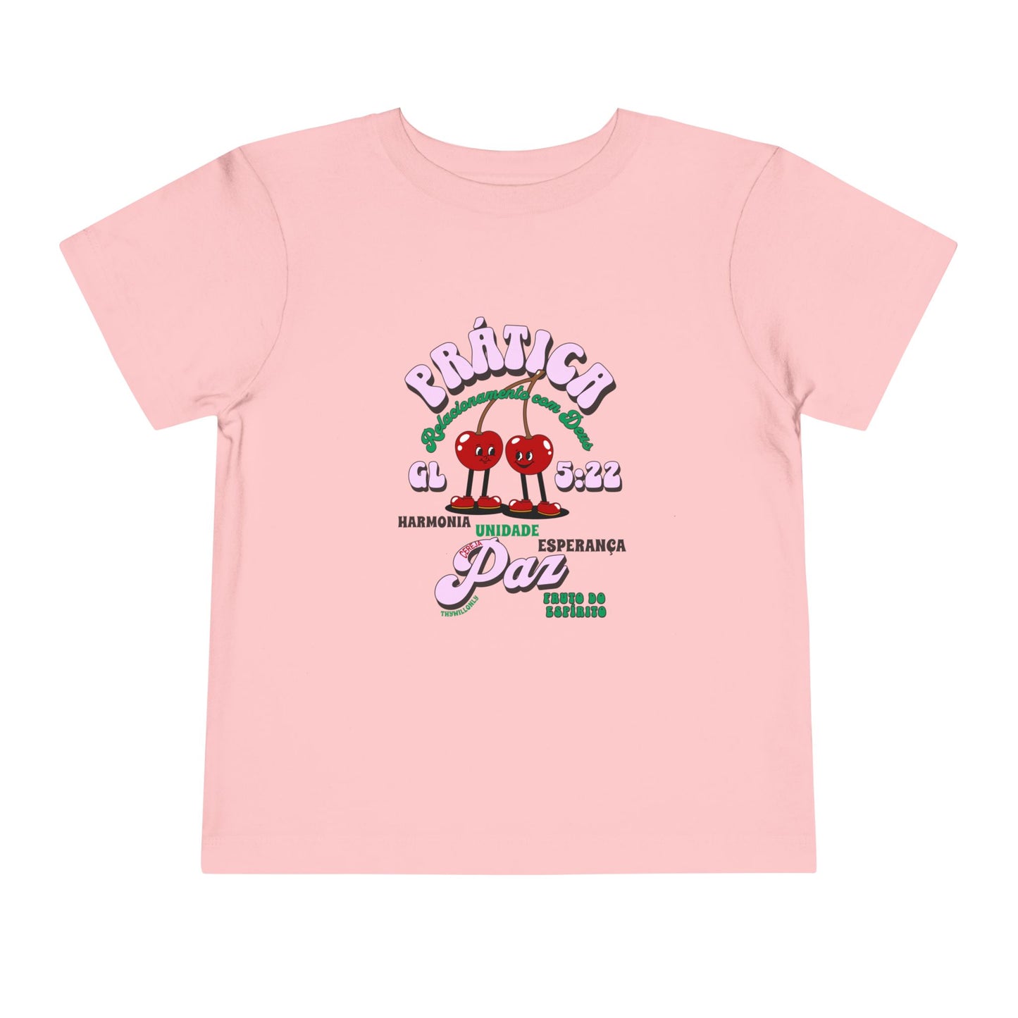 Gálatas 5:22 Camiseta Infantil: Paz – Fruto do Espírito