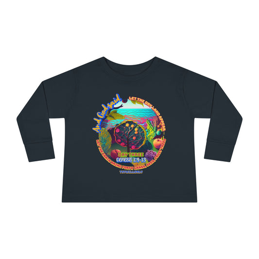 Creation Day 3 Toddler LS Tee: Land, Seas & Life
