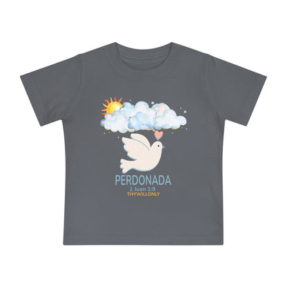 1 Juan 1:9 - Camiseta para Bebé Perdonada