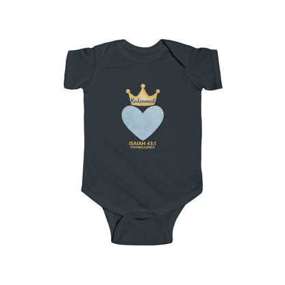 Isaiah 43:1 - Redeemed Baby Onesie