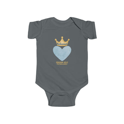 Isaiah 43:1 - Redeemed Baby Onesie