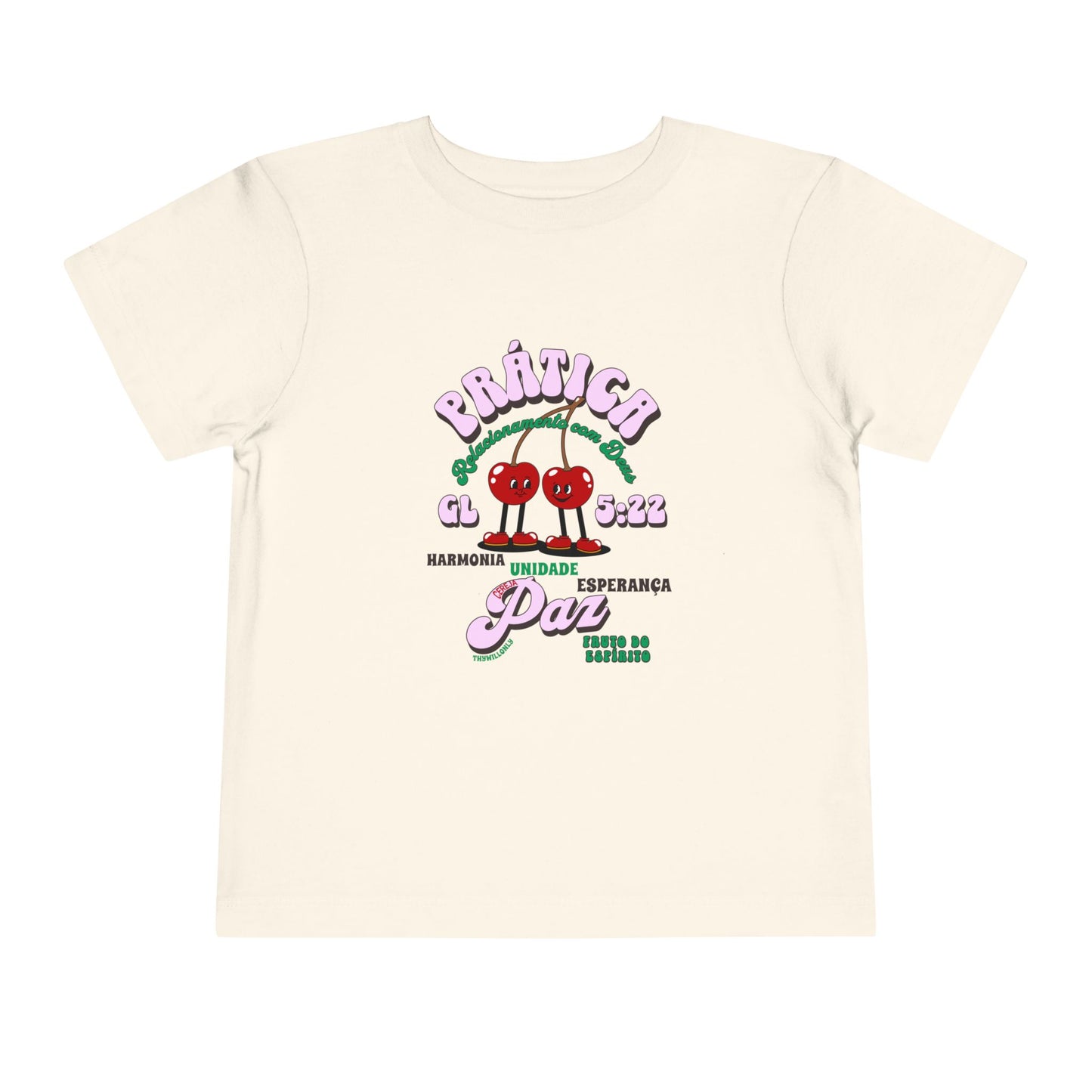 Gálatas 5:22 Camiseta Infantil: Paz – Fruto do Espírito