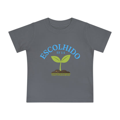 Efésios 1:4 - Camiseta de Bebê Escolhido