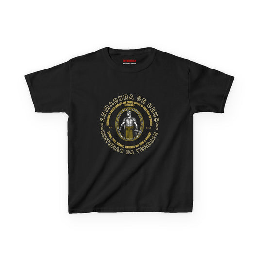Camiseta Juvenil de Efésios 6:14: Cinto da Verdade – Armadura de Deus