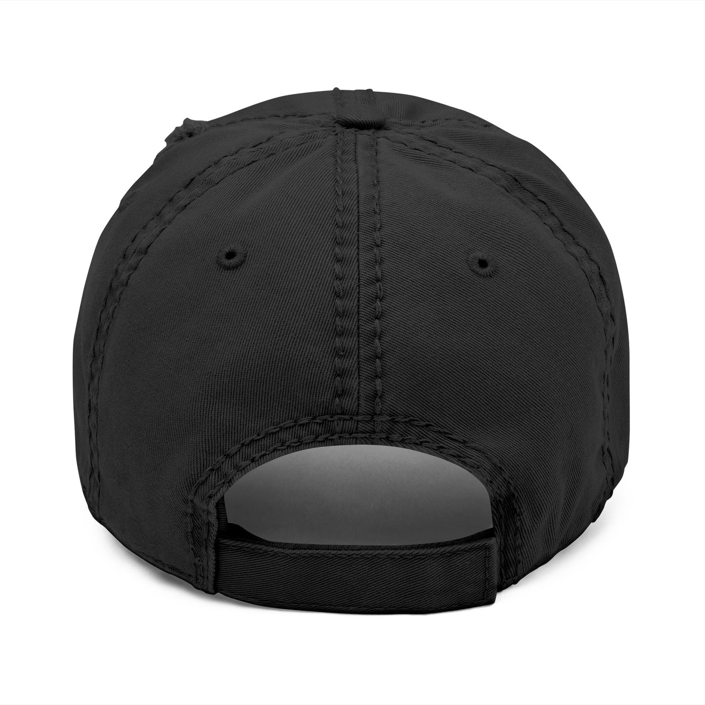 YHWH Distressed Cap - White Letter Edition