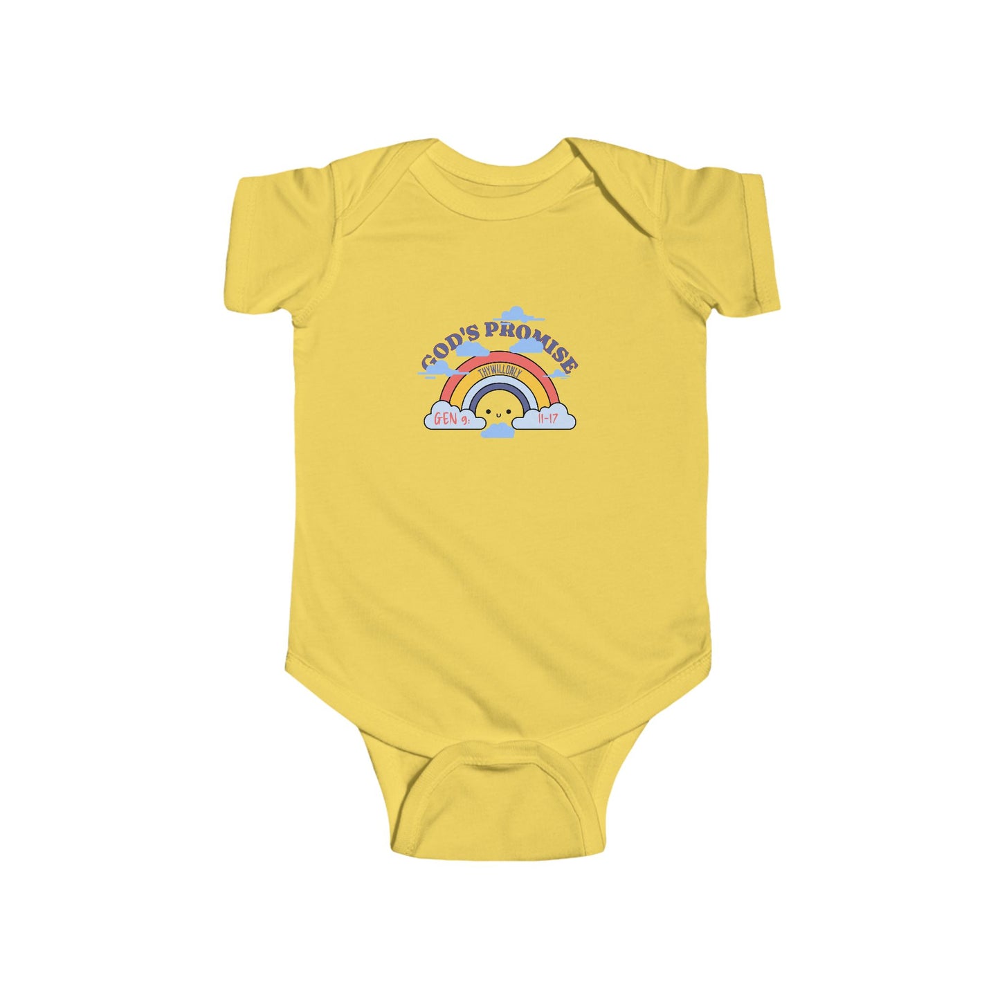 Genesis 9:11-17 - God's Promise Baby Onesie