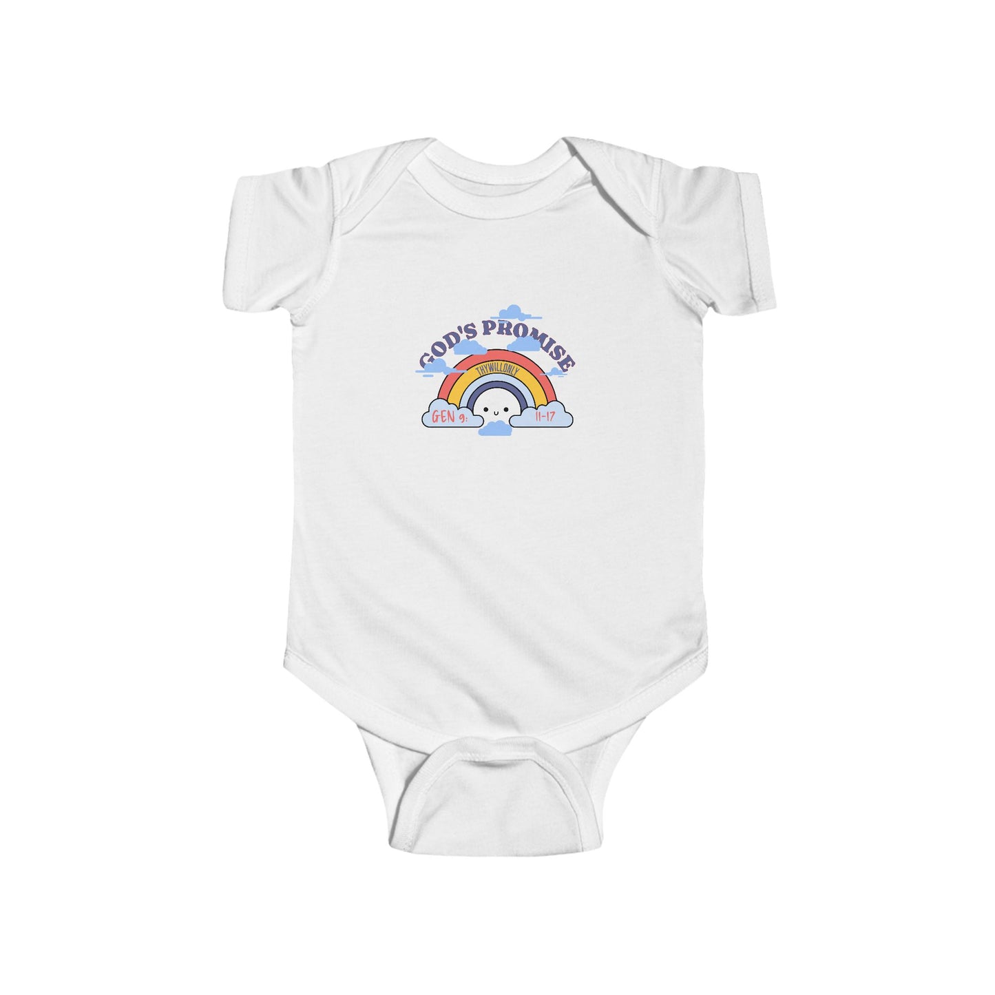 Genesis 9:11-17 - God's Promise Baby Onesie