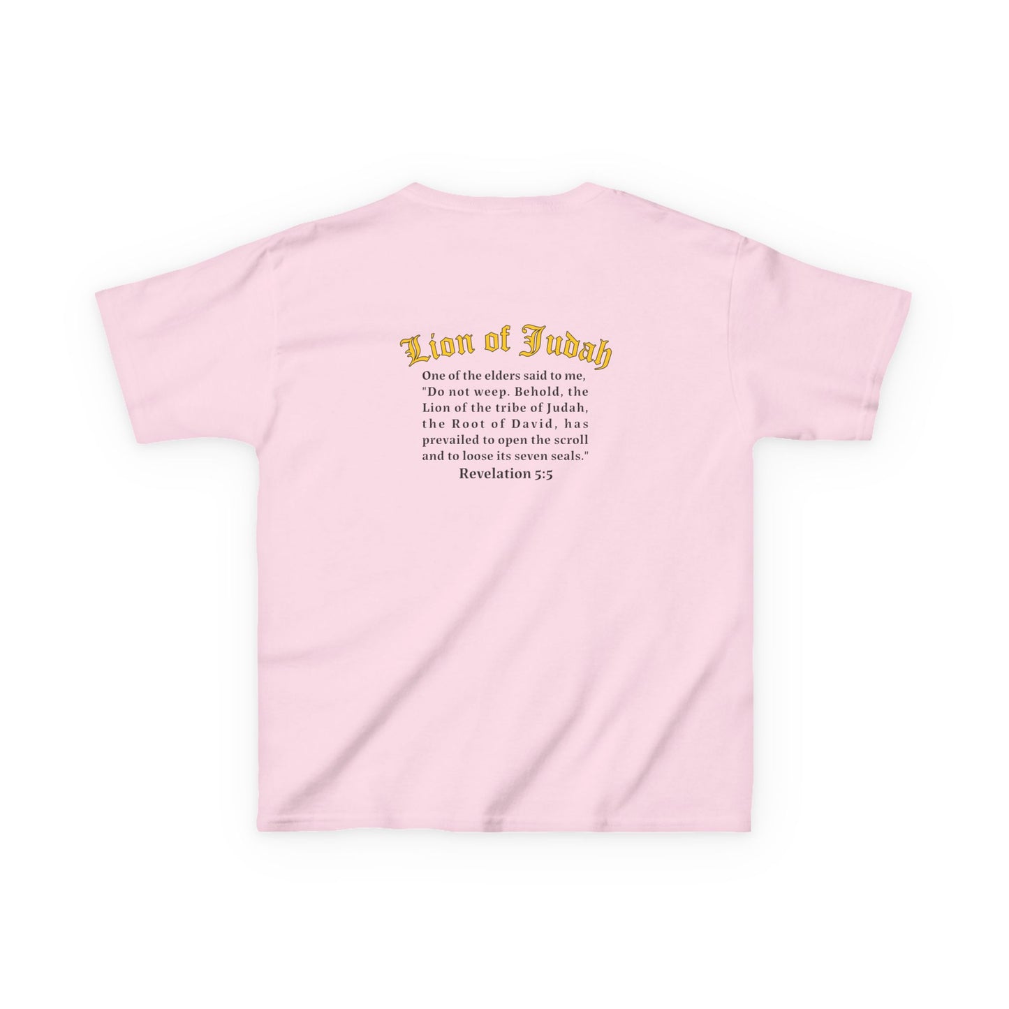 Revelation 5:5 Kids T-Shirt – The Lion of Judah