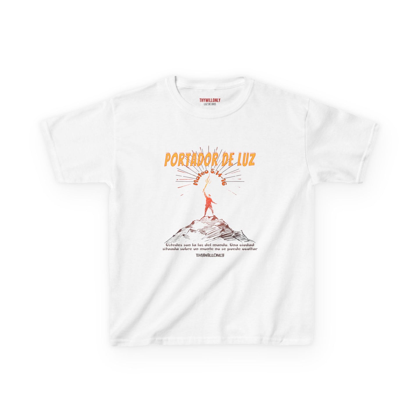 Mateo 5:14–16 - Camiseta Jovenes: Portadores de Luz