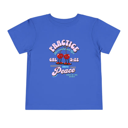 Galatians 5:22 Toddler Tee: Peace – Fruit of the Spirit