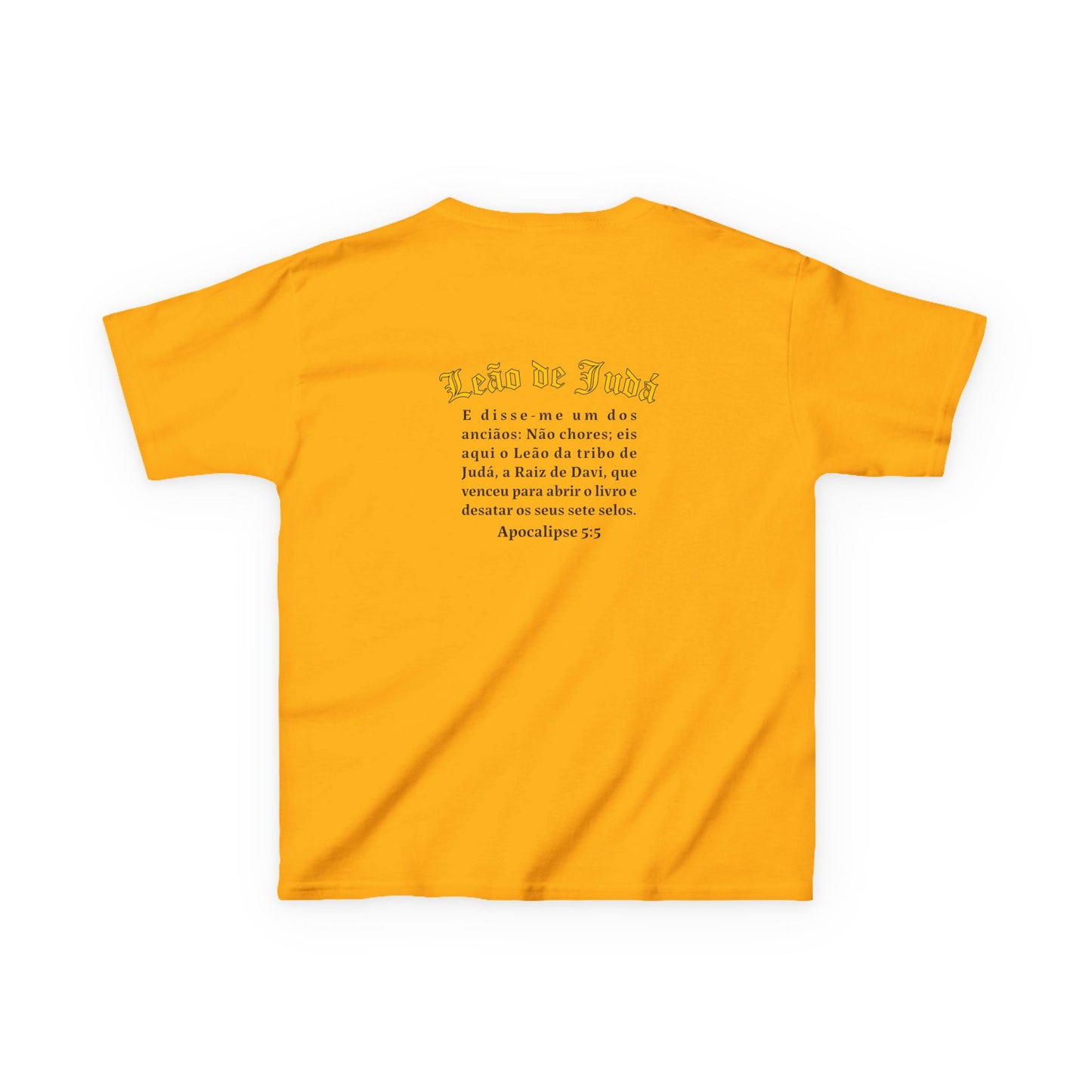 Apocalipse 5:5 - Camiseta Jovens : O Orgulho do Leão de Judá