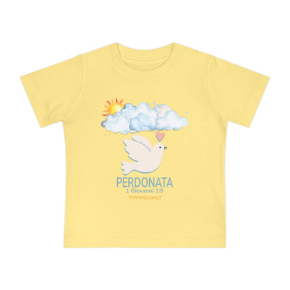 1 Giovanni 1:9 - Maglietta Neonato Perdonata