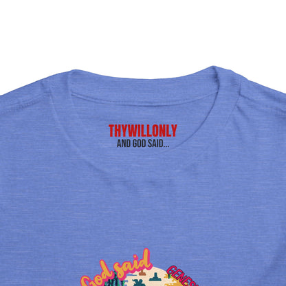 Creation Day 6 Toddler Tee: Made in His Image
