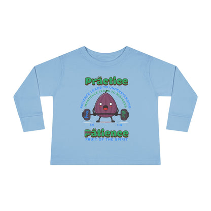 Galatians 5:22 Toddler LS Tee: Patience – Fruit of the Spirit