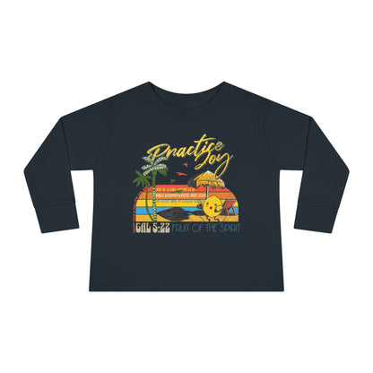Galatians 5:22 Toddler LS Tee: Joy – Fruit of the Spirit