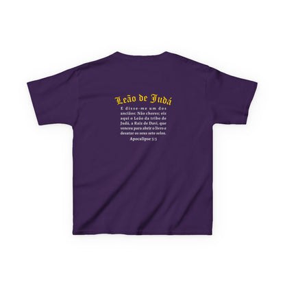 Apocalipse 5:5 - Camiseta Jovens : O Orgulho do Leão de Judá
