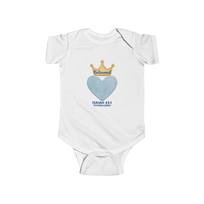 Isaiah 43:1 - Redeemed Baby Onesie