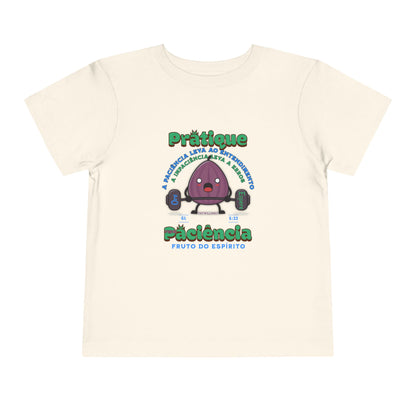 Camiseta Infantil Gálatas 5:22 – Paciência: Fruto do Espírito
